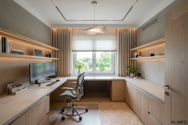 So könnte Ihr Homeoffice nach einer Renovierung aussehen!