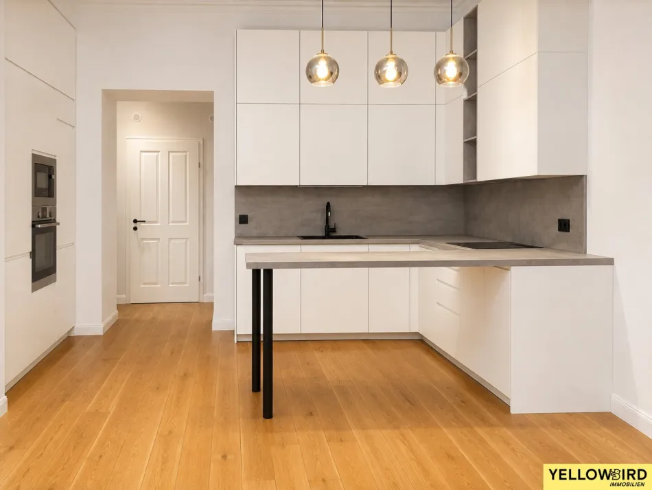 Hochwertig sanierte 3-Zimmer-Altbauwohnung I Zentrale Lage I Nähe Rochusmarkt - Bild