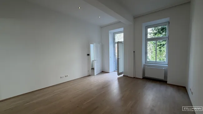 Großzügige Altbauwohnung mit Terrasse in der begehrten Pratercottage | ZELLMANN IMMOBILIEN - Bild