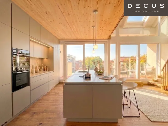 | TRAUMHAFTE DACHGESCHOSS-MAISONETTE | PENTHOUSE | ERSTBEZUG | 5 ZIMMER | LICHTDURCHFLUTET | LIFTZUGANG IN DIE 1. ETAGE | 2 FREIFLÄCHEN | TOP LAGE - Bild