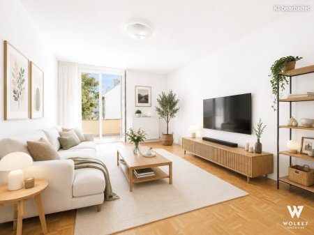 Helle 2-Zimmer-Wohnung mit Balkon, Gemeinschaftsgarten & idealem Grundriss