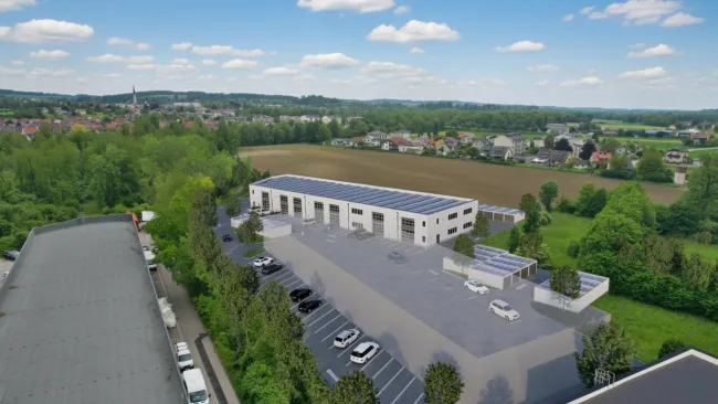 Betriebs-/Produktions- oder Lagerhallen mit Flächen von 59 - 175 m² im Gewerbepark Rüstorf / Schwanenstadt zu verkaufen / vermieten (Top 13c) - Bild