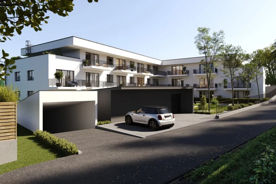 Leistbares attraktives Wohnen in Vöcklamarkt Eigentumswohnungen mit Balkon, Terrasse oder Eigengarten und Tiefgaragenplatz in zentraler Lage - Bild