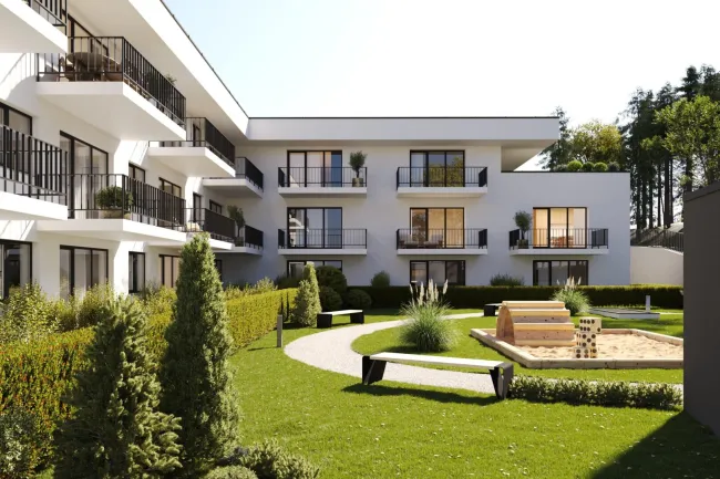 Leistbares attraktives Wohnen in Vöcklamarkt Eigentumswohnungen mit Balkon, Terrasse oder Eigengarten und Tiefgaragenplatz in zentraler Lage - Bild