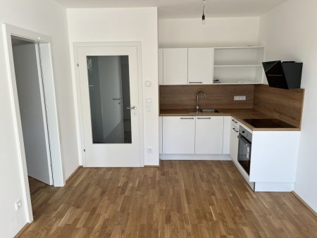 Neubau 2-Zimmer Gartenwohnung mit 128 m² Eigengarten / Loggia / Carport und KFZ-Abstellplatz in Ried im Innkreis (Top 2)