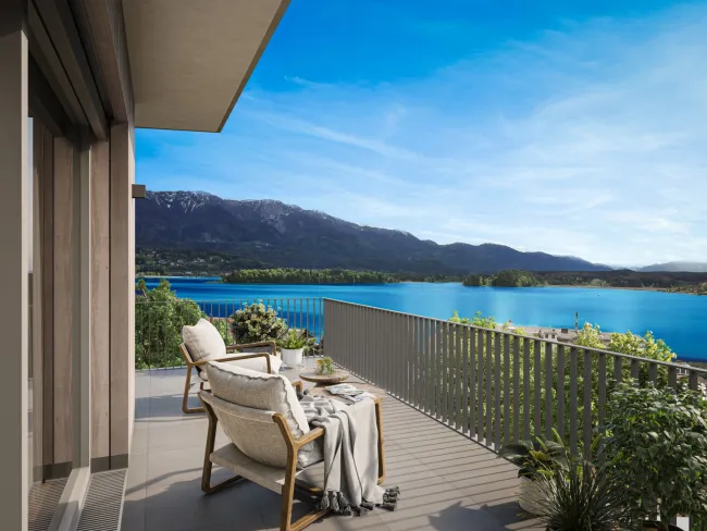Traumhafte Erstbezugswohnung in Egg am Faaker See mit Balkon & Seeblick - Titelbild
