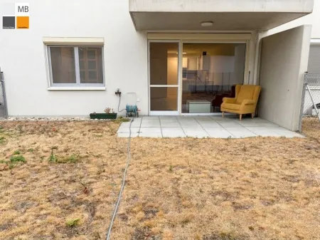 Blick zur Wohnung