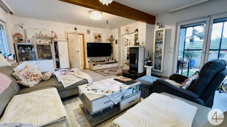 Wohnen am Mühlwasser · Einfamilienhaus mit Pool & Garten · 5 Min. zur U2 · 4 Zimmer · 128 m² · Grünruhelage in der Donaustadt - Bild