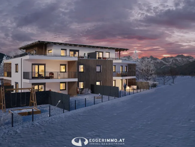 "Green Base" - Wohnen im Grünen, Neubau 2-Zimmerwohnung, großer Balkon, ausgezeichnete Lage in Maishofen - Titelbild