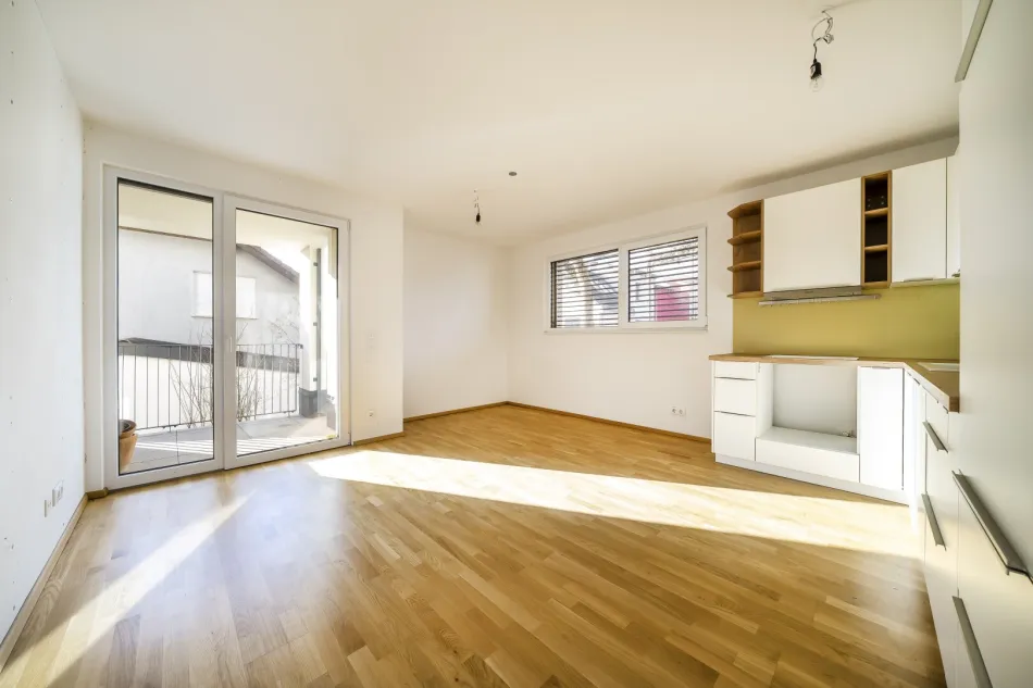 ***2-Zimmer-Neubauwohnung inklusive Küche mit Südbalkon in absoluter Ruhelage auf Eigengrund*** - Bild