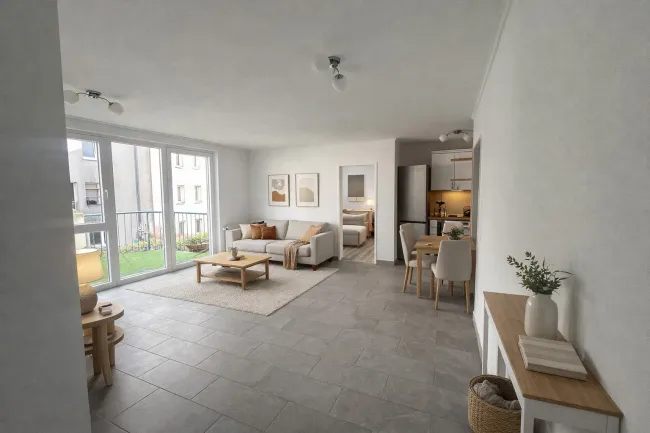 Moderne 3-Zimmer Wohnung mit Balkon und Einbauküche in 1220 Wien, 64m², 330.000€ - Titelbild