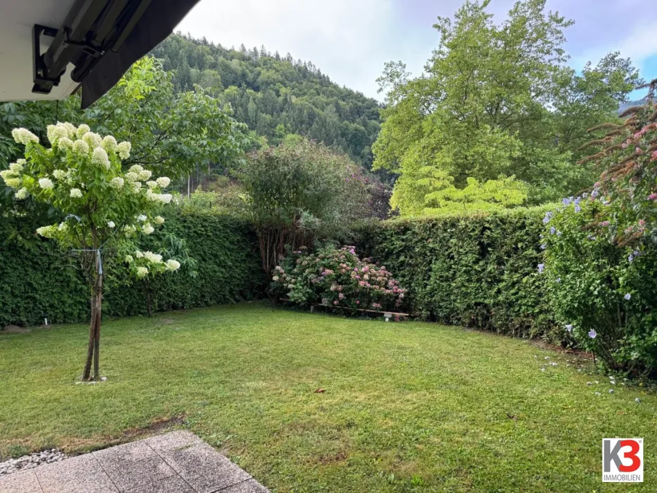 K3 - Gartenwohnung am Millstätter See mit Zweitwohnsitz und drei Parkplätzen - absolute Seenähe - Titelbild