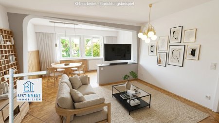 Attraktive 4-Zimmer-Wohnung mit Balkon, Carport und großem Keller