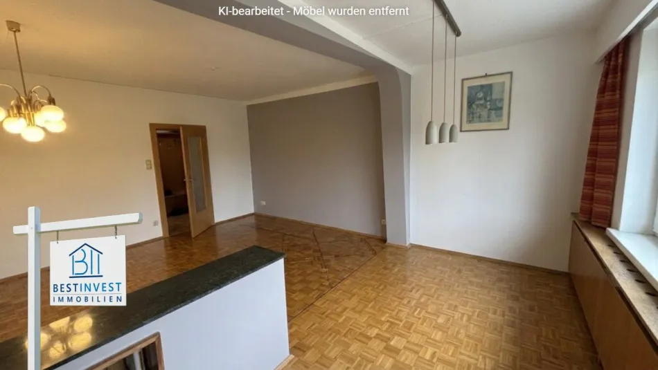 Attraktive 4-Zimmer-Wohnung mit Balkon, Carport und großem Keller - Bild
