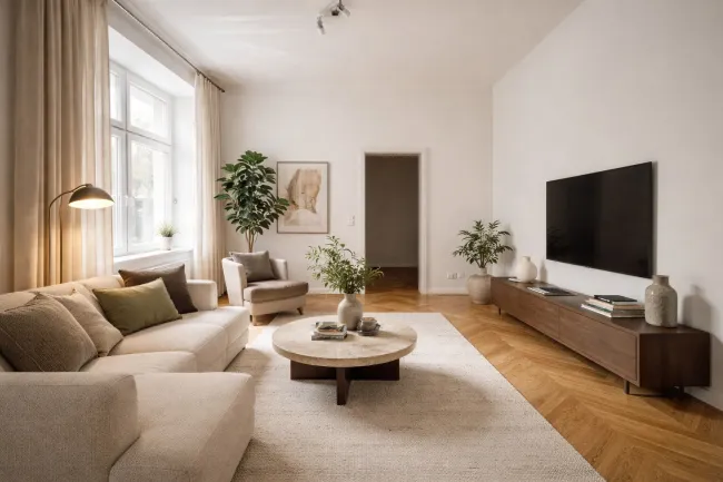 Generalsanierte 3-Zimmer-Altbauwohnung mit Hoflage | 17. Bezirk - Titelbild