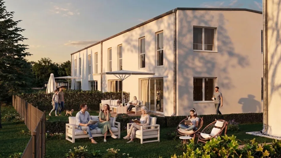 Reihenweise Grün - 9 Reihenhäuser mit Garten in Klagenfurt - Titelbild