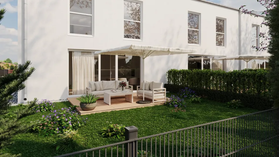 Reihenweise Grün - 9 Reihenhäuser mit Garten in Klagenfurt - Titelbild