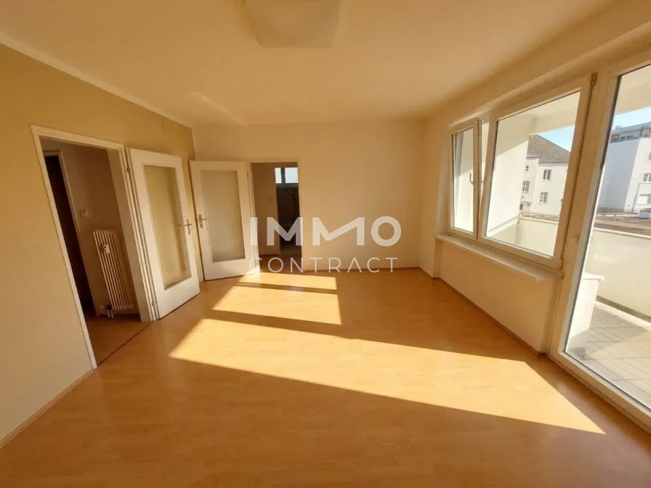 Charmante 3-Zimmer-Wohnung mit Loggia und Gartennutzung in 4400 Steyr - Ennsleite - Titelbild
