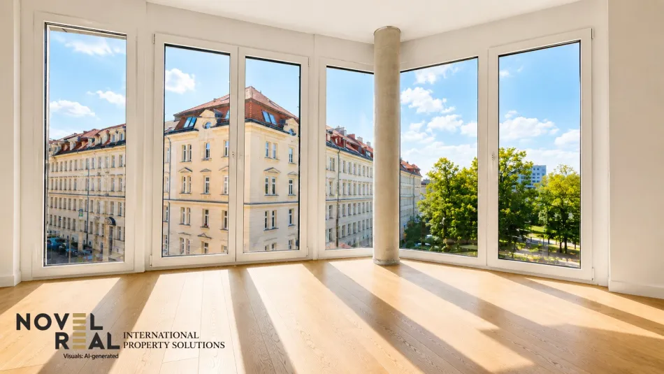 NEU | Exklusive Aktion – Küche inklusive | Jetzt sichern! "DONAU PERLE" Exklusiver Erstbezug in Wien: Stilvolle 2-Zimmer-Wohnung mit Balkon in Toplage! - Bild
