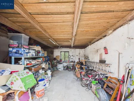 Blick in die Garage