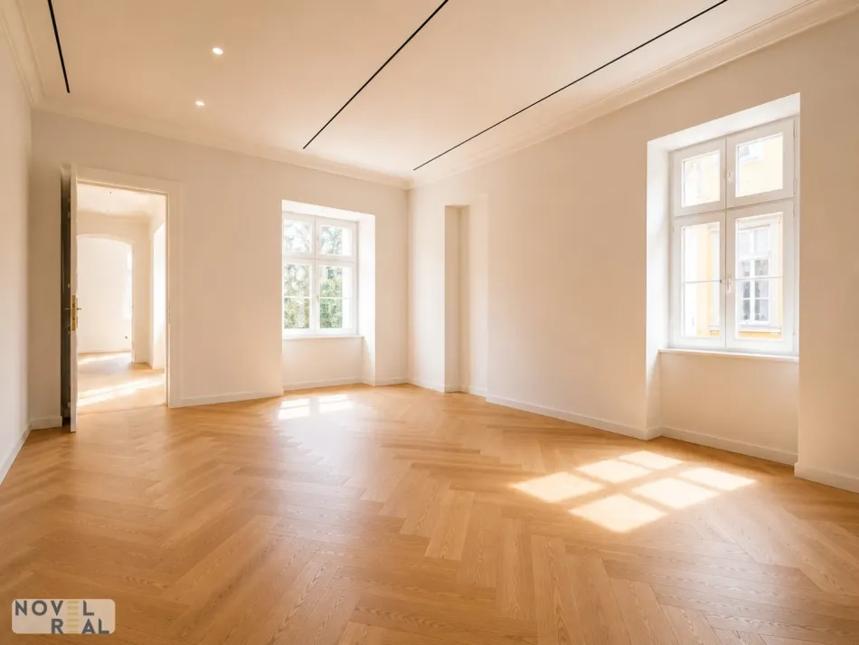 Exklusive Eleganz in Top-Lage: Vollsanierte Luxuswohnung mit 4 Zimmern und 3 Bädern - Bild