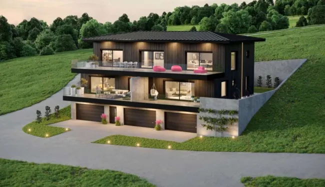 Blick auf den Irrsee! Ordentliche 3 Zimmer Wohnung mit großem Garten und Südbalkon - Titelbild