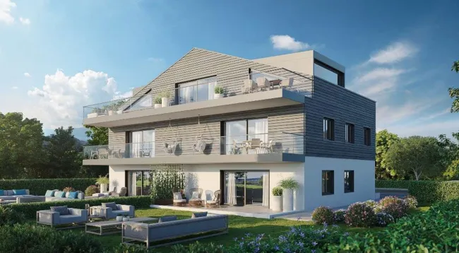 PENTHOUSE MIT LIFT - Exklusiv wohnen direkt am Attersee mit Ausblick - Titelbild