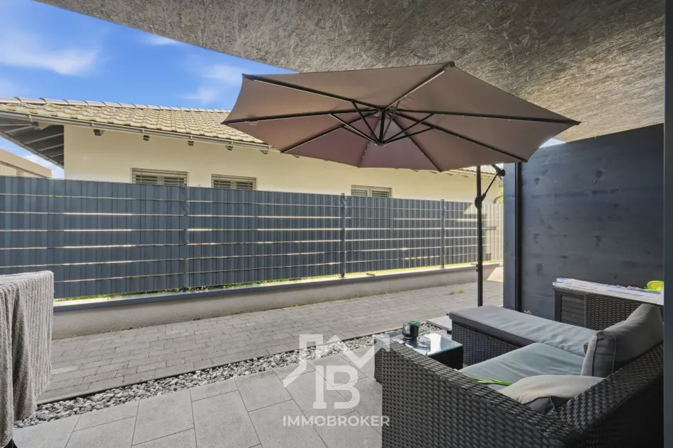 2 vermietete Terrassenwohnungen in modernem Haus zu verkaufen - Bild