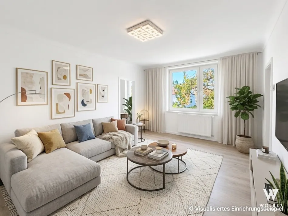 Viel Potential in Hietzinger Ruhelage: charmante 2-Zimmer-Wohnung mit perfektem Grundriss - Titelbild