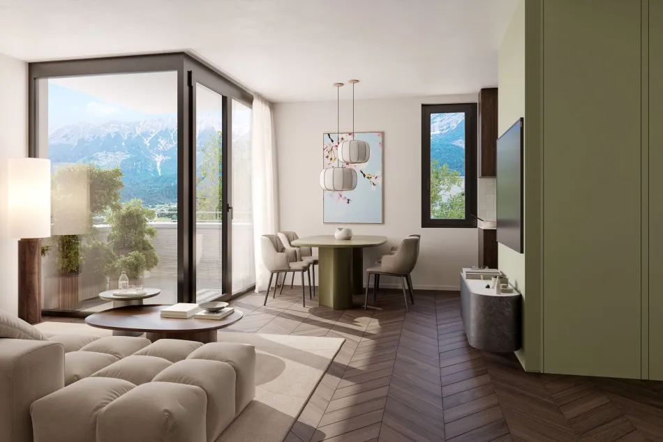 2-Zimmer-Wohnung, Top A12, 3.OG, Innsbruck - Bild