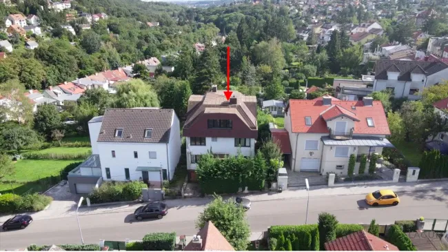 Blick auf Garten