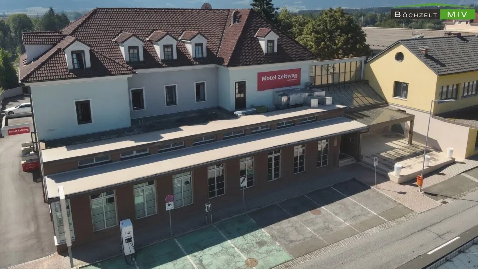 Vollausgestattete Gastronomie mit Terrasse, Eventbereich und Gastgarten in Zeltweg - ehem. Hubertushof - Titelbild