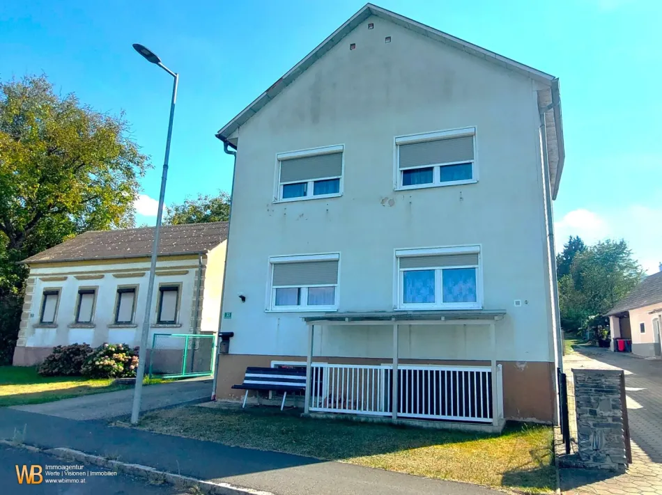 Deutsch Schützen Eisenberg: Einfamilienhaus mit großem Garten, Wirtschaftsgebäuden und Stadel !! - Bild