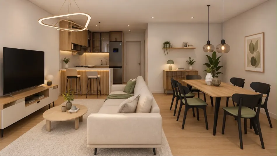 Visualisierung: Wohnzimmer