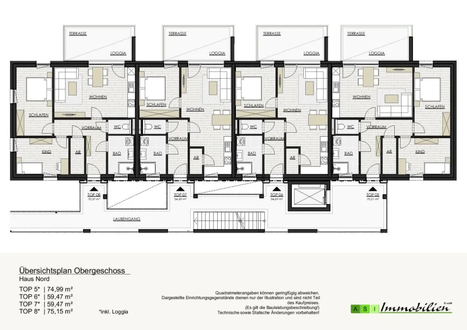 GRÜNE ALLEE GALLNEUKIRCHEN - 2 und 3-Zimmer Wohnungen, 55-70m² NEUBAU ERSTBEZUG - Bild