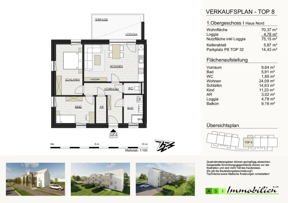 GRÜNE ALLEE GALLNEUKIRCHEN - 2 und 3-Zimmer Wohnungen, 55-70m² NEUBAU ERSTBEZUG - Titelbild
