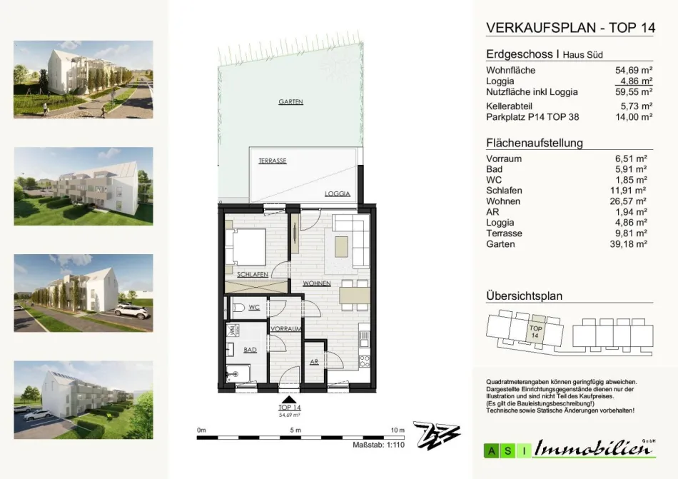 GRÜNE ALLEE GALLNEUKIRCHEN - 2 und 3-Zimmer Wohnungen, 55-70m² NEUBAU ERSTBEZUG - Titelbild