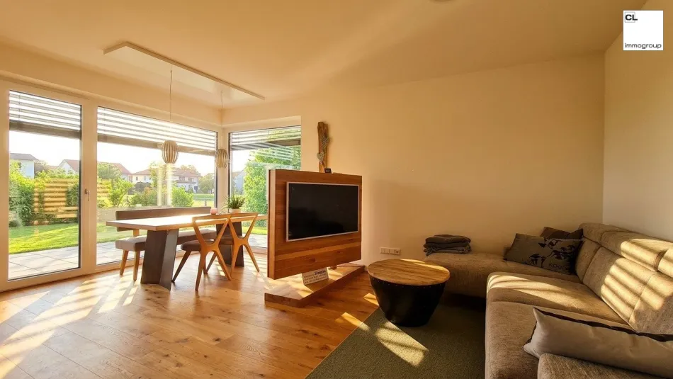 Helle und sonnige Gartenwohnung in Oberhofen am Irrsee – ruhig, modern & sofort bezugsbereit - Bild