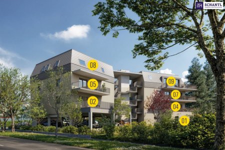 Moderne Neubauwohnung mit großer Außenfläche in Eggenberg - noch in Vorverwertungsmodus! PROVISIONSFREI!