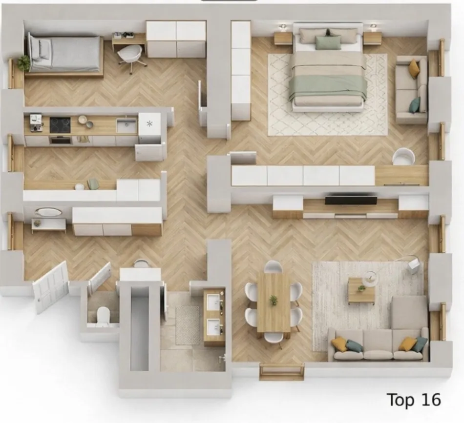 TOPLAGE/Erstbezug/Baubeginn - Schöne 3 Zimmer Altbauwohnung (Top 16) - Bild