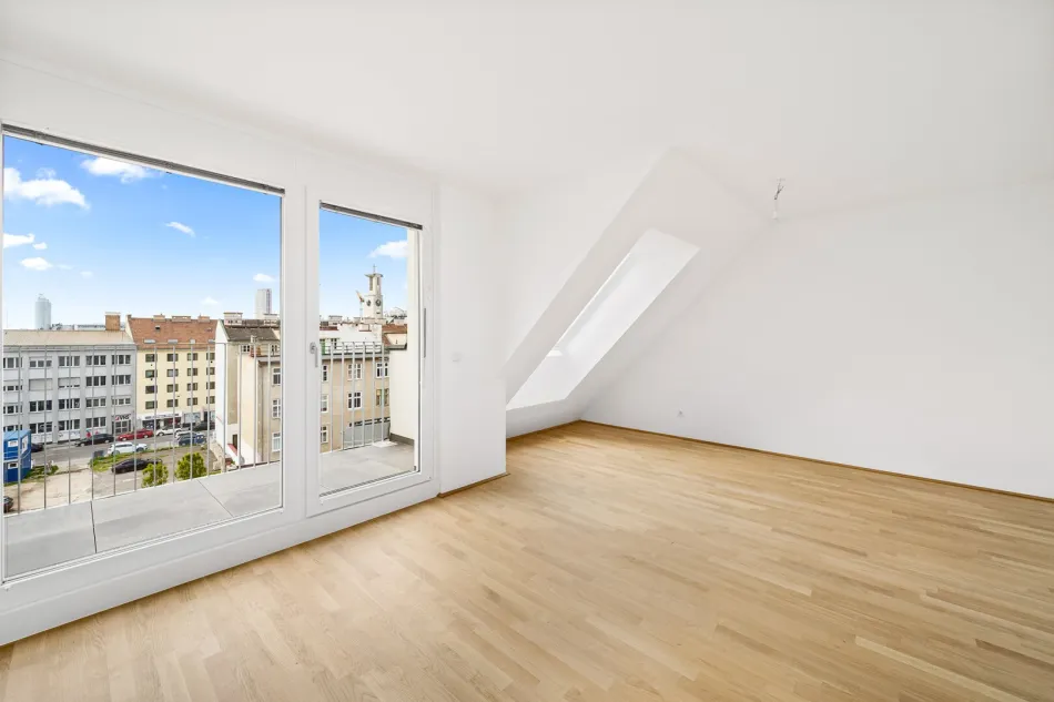 NEUBAU - 72,38 m² Dachwohnung plus 4,19 m2 Terrasse - Bild