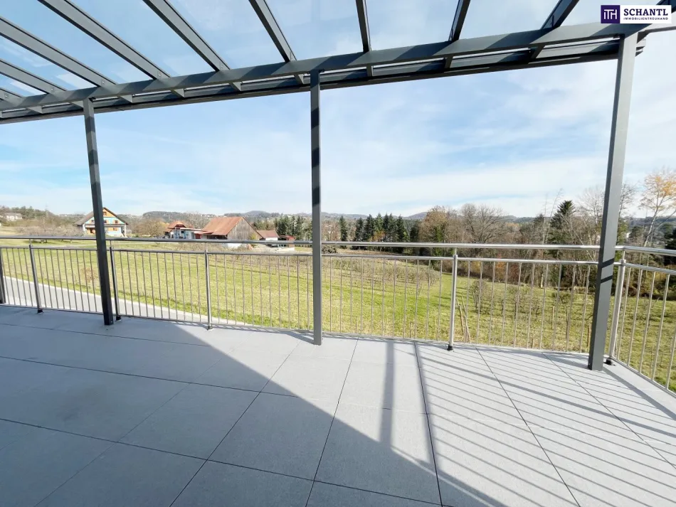 Ein Wohnjuwel zu mieten - mit Panorama der Steirischen Weingegend - für höchste Ansprüche absolut geeignet! - Bild