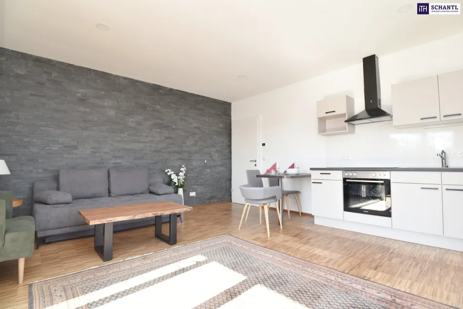 Modernes Wohngefühl mit 30-m²-Terrasse und traumhaftem Weinbergblick – komplett möbliert & sofort bezugsbereit! - 3D-Rundgang vorhanden! - Bild