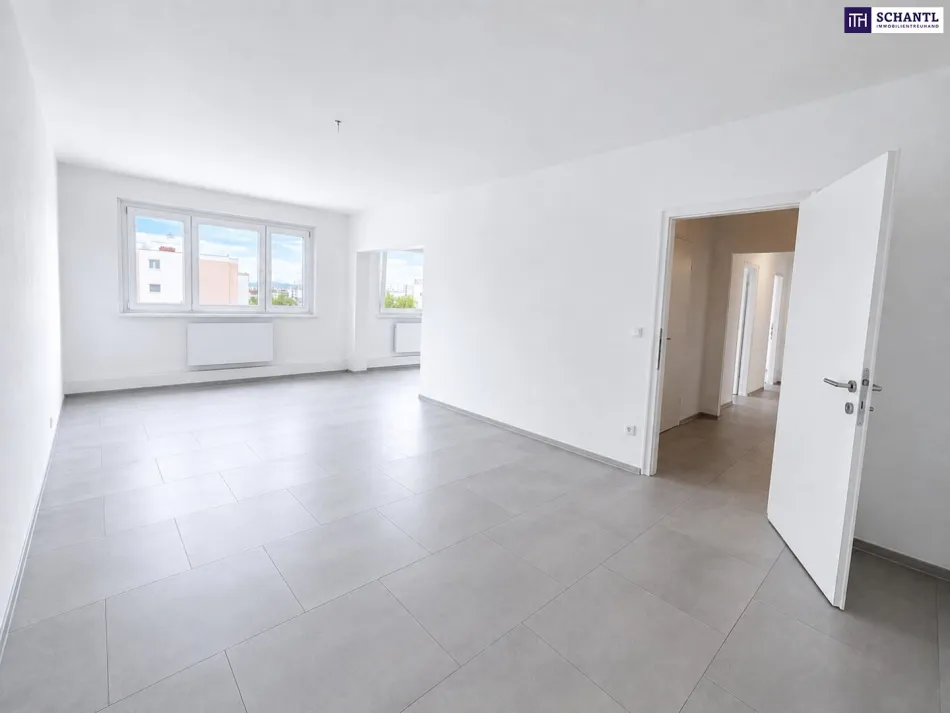 Sanierte 72 m² Wohnung mit Wow-Effekt im Wohnzimmer - Bild