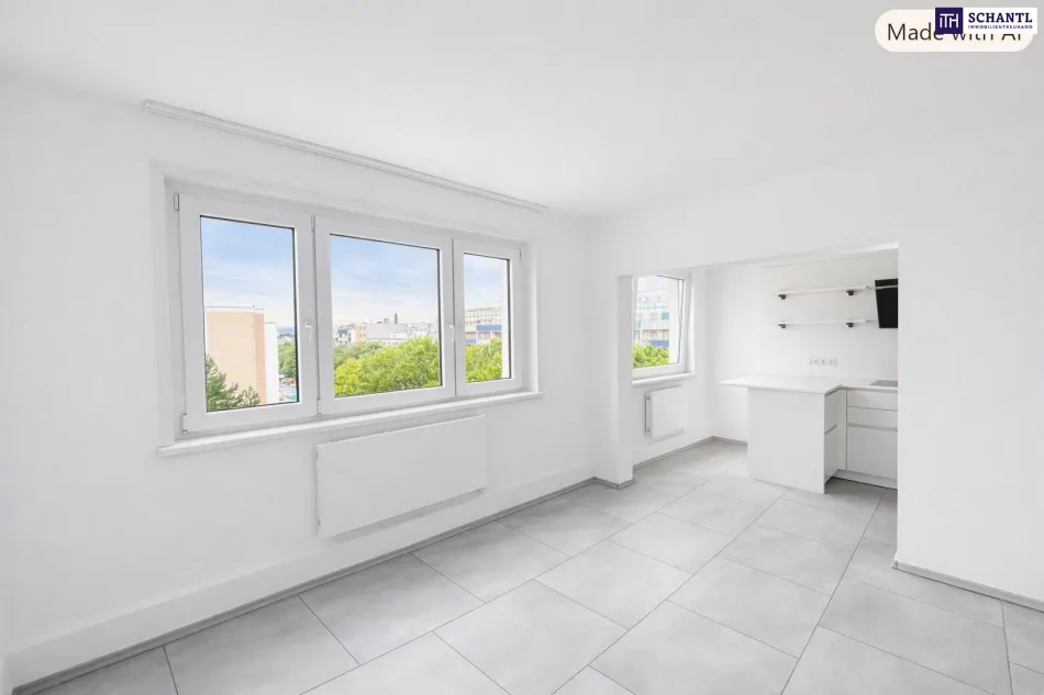 Sanierte 72 m² Wohnung mit Wow-Effekt im Wohnzimmer - Titelbild