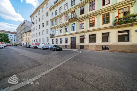 Geschäftslokal mit Lager direkt am Karmelitermarkt – ca. 46 m² im historischen Wiener Stilaltbau by Lifestyle Properties