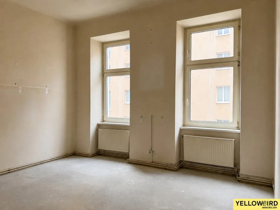 Sanierungsbedürftige 6-Zimmer-Wohnung mit Balkon in Ruhelage nahe Belvedere I Sanierungsbedürftig - Bild