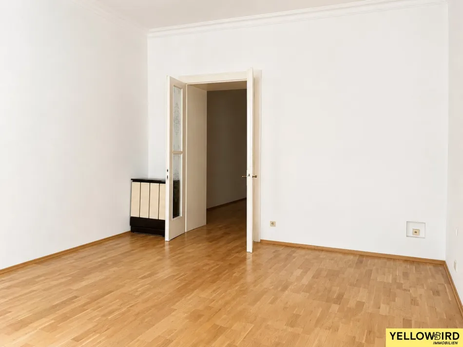 Helle 3-Zimmer-Wohnung mit Balkon in Ruhelage nahe Belvedere - Bild
