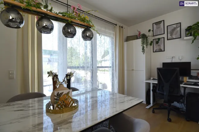 Urban Green Living - Coole, Top ausgestattete 2 Zimmer Terrassenwohnung mit XXL-Freifläche in absoluter Ruhelage! - Bild