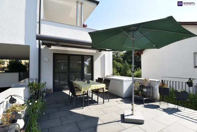 Urban Green Living - Coole, Top ausgestattete 2 Zimmer Terrassenwohnung mit XXL-Freifläche in absoluter Ruhelage! - Titelbild